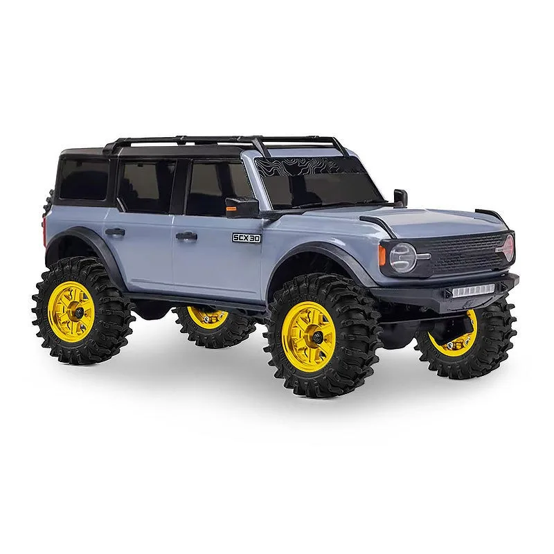 

4pcs 0.7 inches Wheel RimsTire for 1/30 RC Crawler Car Axial SCX30 Ford Bronco Wrangler K10 D421