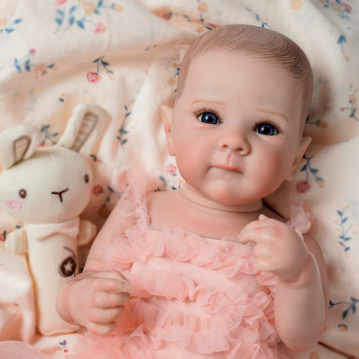 

﻿ JOYORA Finished Rebirth Doll High-Quality Soft Vinyl Cute Fashion Doll 3D Skin Art Doll Realistic Newborn Modeling Birthday Gi