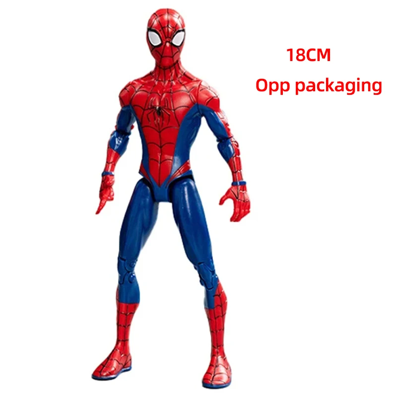 18cm ZDTDS Originele Avengers Legende Figuur Speelgoed Ornament Ghost Spider Captain Miles Morales Thanos Mk50 Iron Man Hulk Thor Falcon