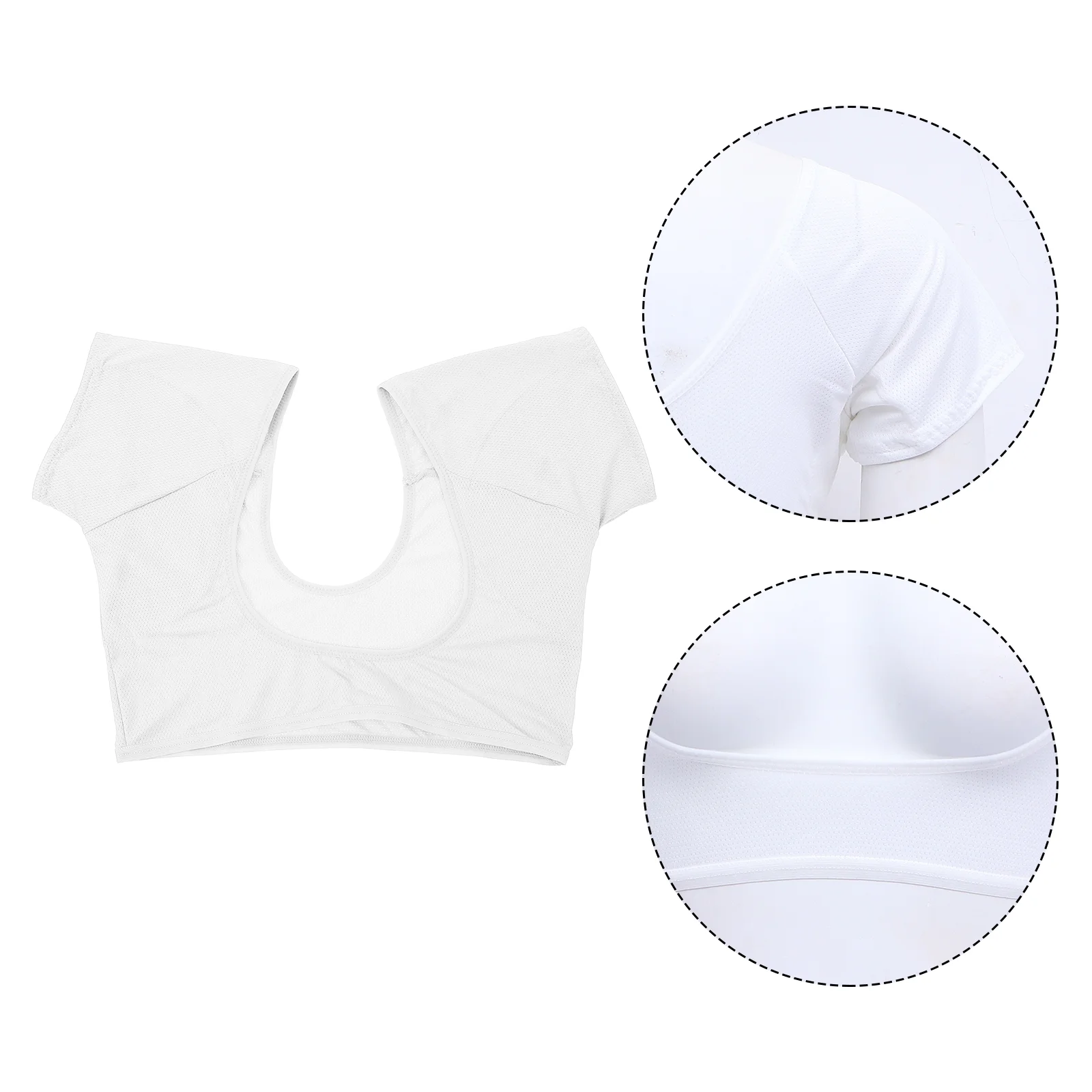 Yoga Underarm Sweat Pads Miss Tank Top Vest Polyester Cotton Armpit Shield