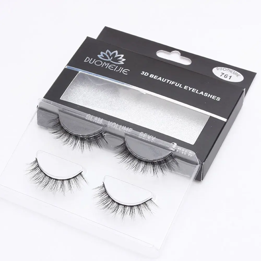 

Makeup Extension Faux Mink Natural Long False Eyelashes Set Fake Eye Lashes Volume