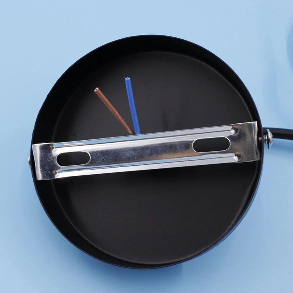 

E27 Lamp Holder Socket Base For Light Bulb Ceiling Pendant Shade Cover Black Removable Thread Easy Install Light Socket Bulb