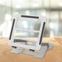 Ergonomic Computer Stand Metal Bracket Stable Easy to Use Foldable Laptop Stand for Desk Adjustable Laptop Riser Notebook Stand