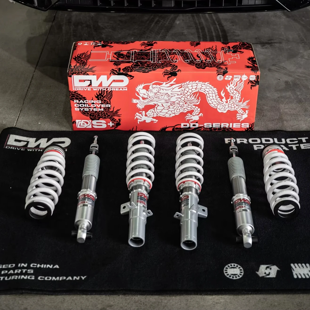 

TLF DWD GLY025 Comfortable Adjustable Height and Damping Coilover Shock Absorber Auto Parts for Geely Galaxy E8 24+
