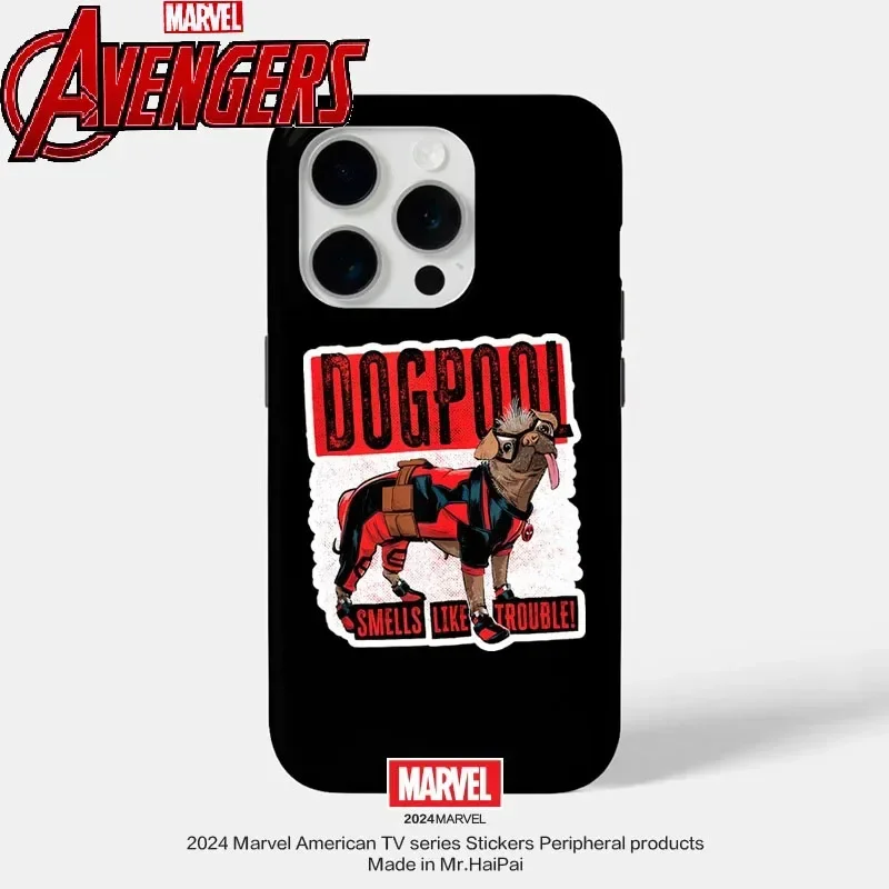 Marvel Movie Deadpool and Wolverine Stickers Disney Cartoon Dogpool Mobile Phone Stickers Secondary Use Stickers Children\'s Toy