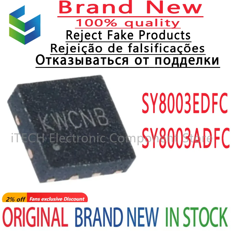 10-20Pcs 100% New SY8003ADFC KW SY8003EDFC VC DFN8 Brand New Original Chips Ic