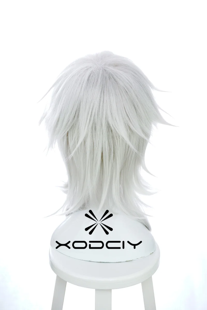 Peluca de Anime Touken Ranbu en línea Tsurumaru Kuninaga, disfraz de Cosplay para hombres y mujeres, pelucas de pelo sintético para fiesta de Halloween + gorro de peluca