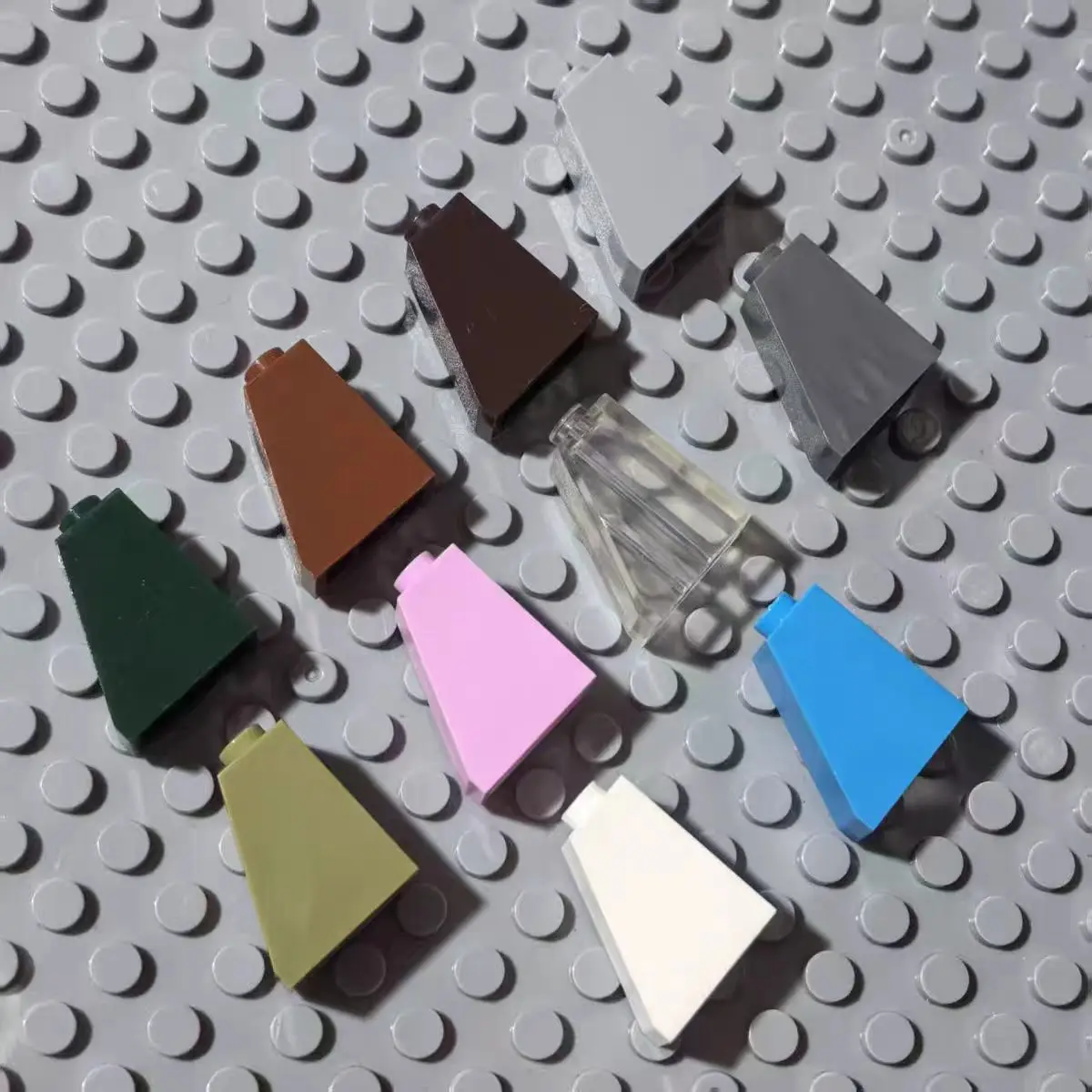20PCS building blocks 30249/2937 tilted 55 ° 1 x 6 x 5, 4460 tilted 75 ° 2 x 1 x 3 60481 bricks tilted 65 ° 2 x 1 x 2 DIY toys
