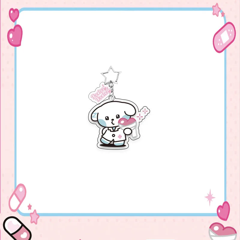 Kpop ZB1 المفاتيح الكرتون لطيف الاكريليك الطباعة قلادة 2 قطعة/المجموعة ظهره اكسسوارات حلقة رئيسية ZhangHao ريكي هانبين المشجعين هدية