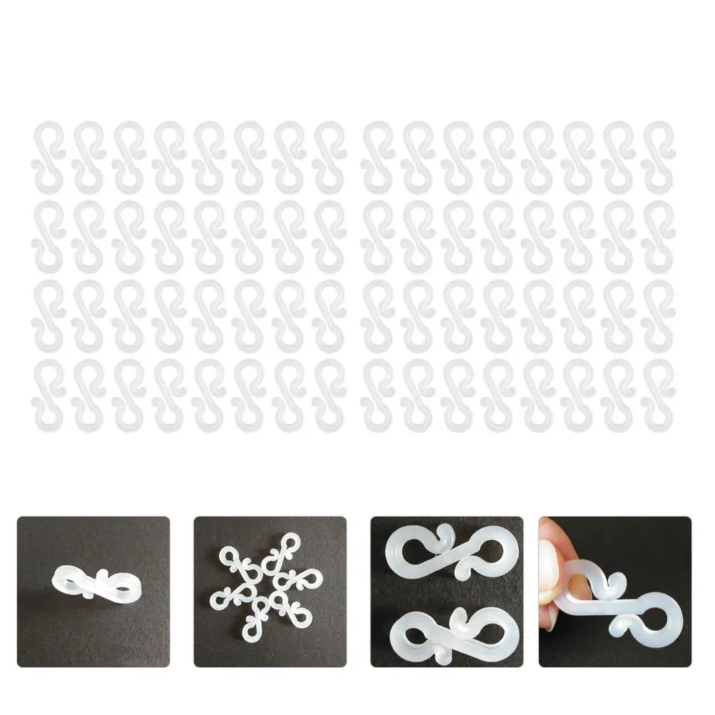 

100pcs Christmas Light Clips Plastic Hooks For String Lamp Decoration Hanging Fixing Outdoor Party Festival Xmas