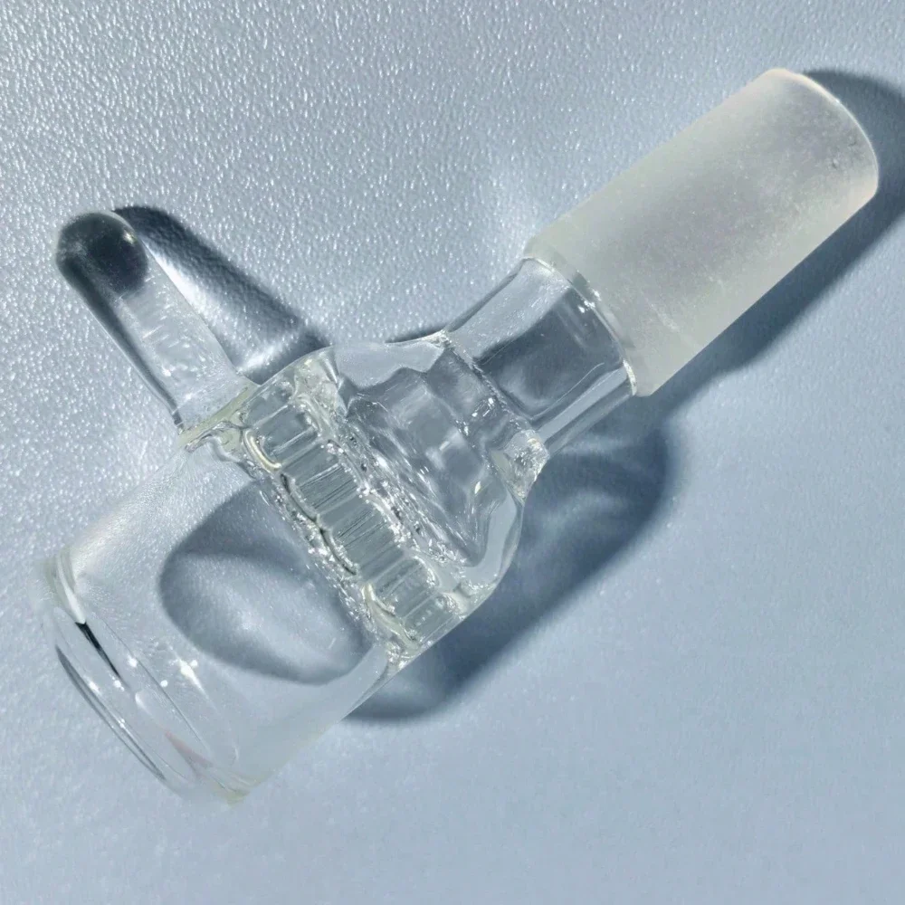 وعاء زجاجي مصنوع يدويًا على شكل قرص العسل الشفاف مقاس 14 مم #2