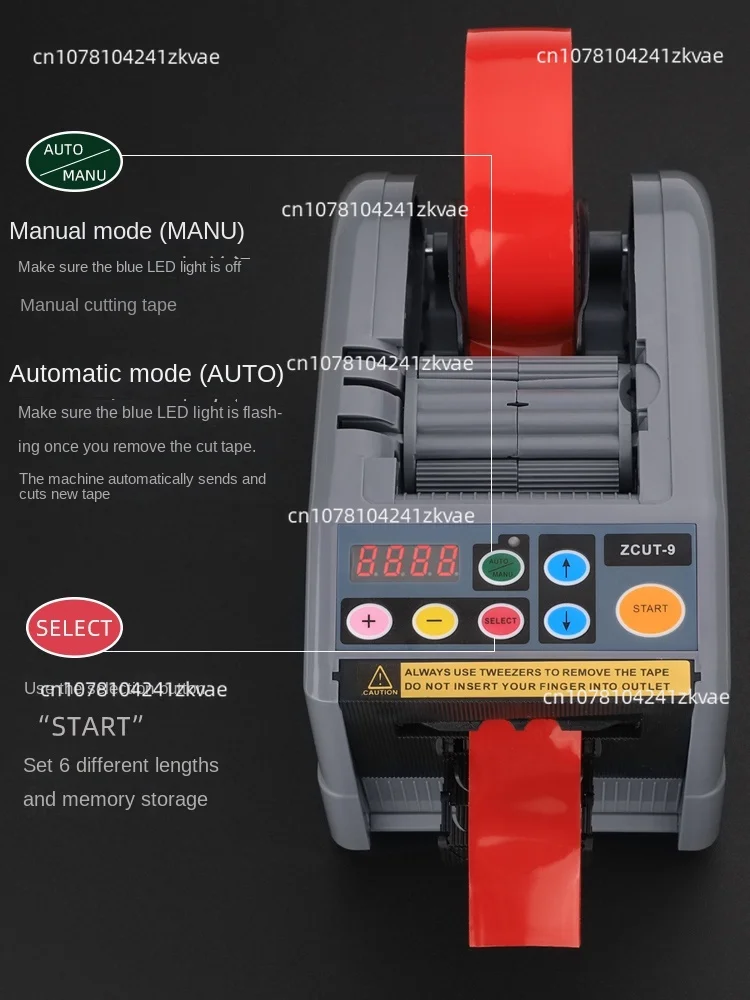 ZCUT-9 Automatic Adhesive Paper Machine Tape Cutting Machine