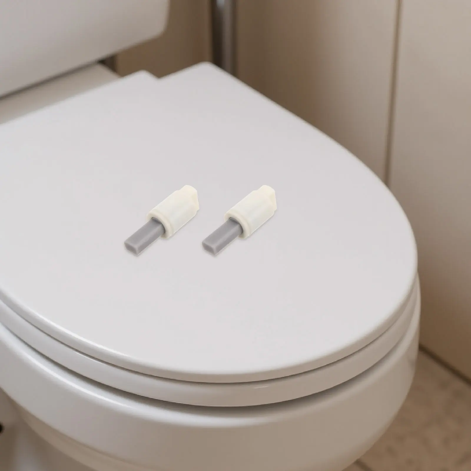

2Pcs Soft Close Seat Damper Toilet Buffer Pads Wide Compatibility Toilet Seat Hinges Replacement Cushioning Lid Stabilizer Set