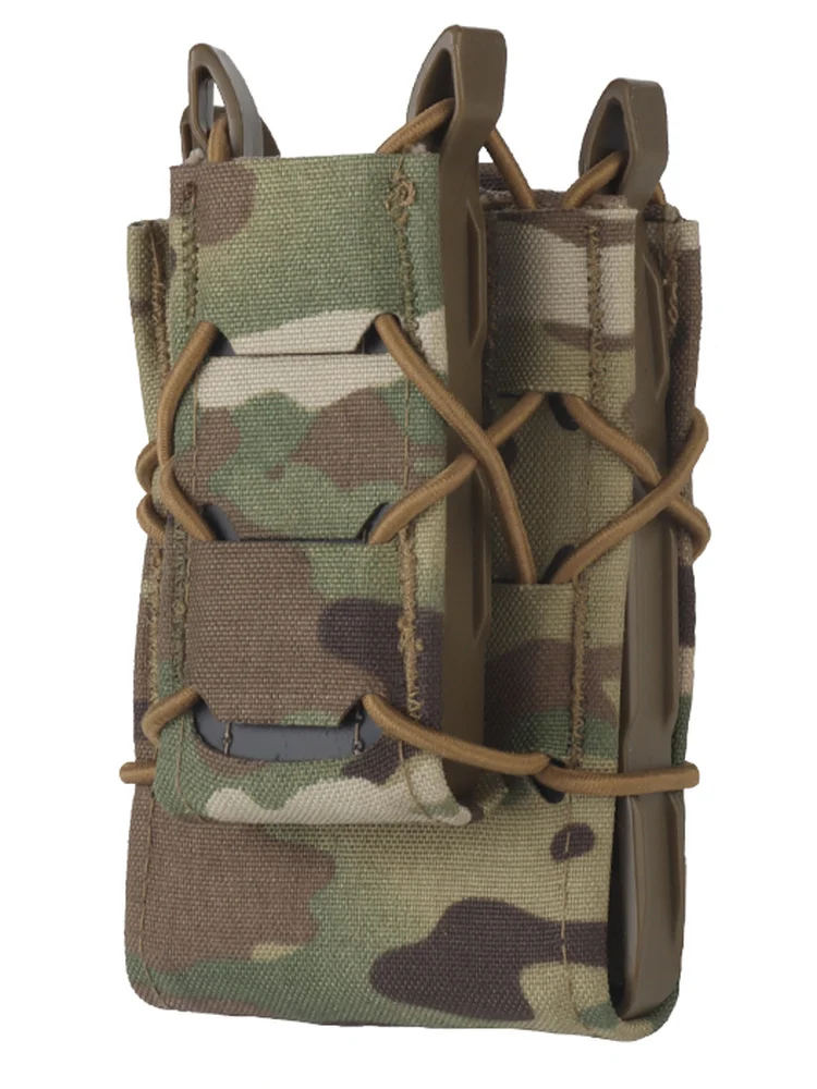 wosport-ダブルマガジンポーチ-クイックリリース-9mm556762-アウトドア-キャンプ-トラベルギア-cs-タイガースタイル-マザーチャイルドデザイン