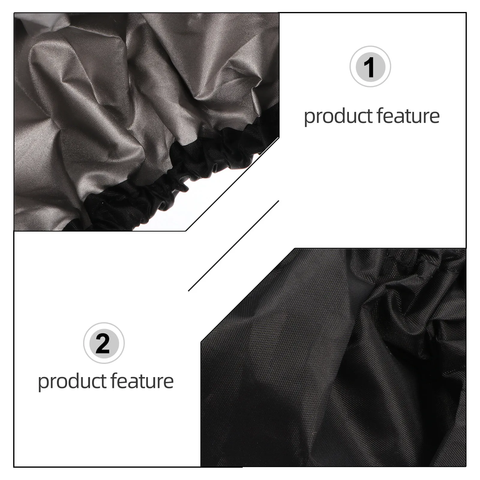 

4Pcs Pushchair Wheel Cover Set Strong Elastic Rim Fit Washable Water Resistant Foldable Stroller Tire Protector for Daily