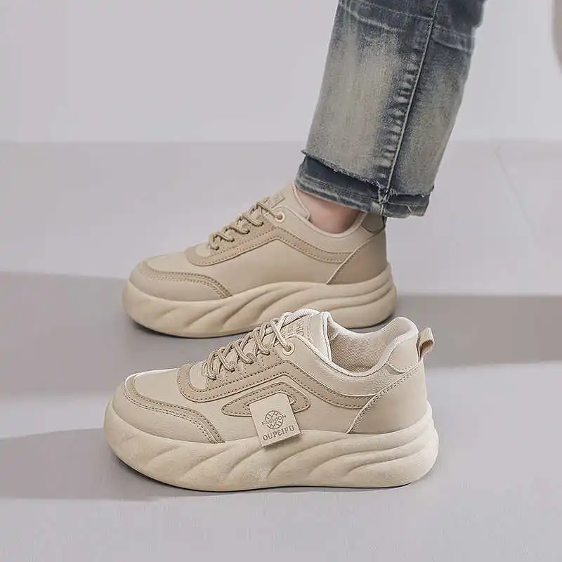 

Round Nose Flat Sole Women's Sports Casual Brand Woman Sneakers Summer Shoes Sale Obuv Trainers Special Wide Tensi