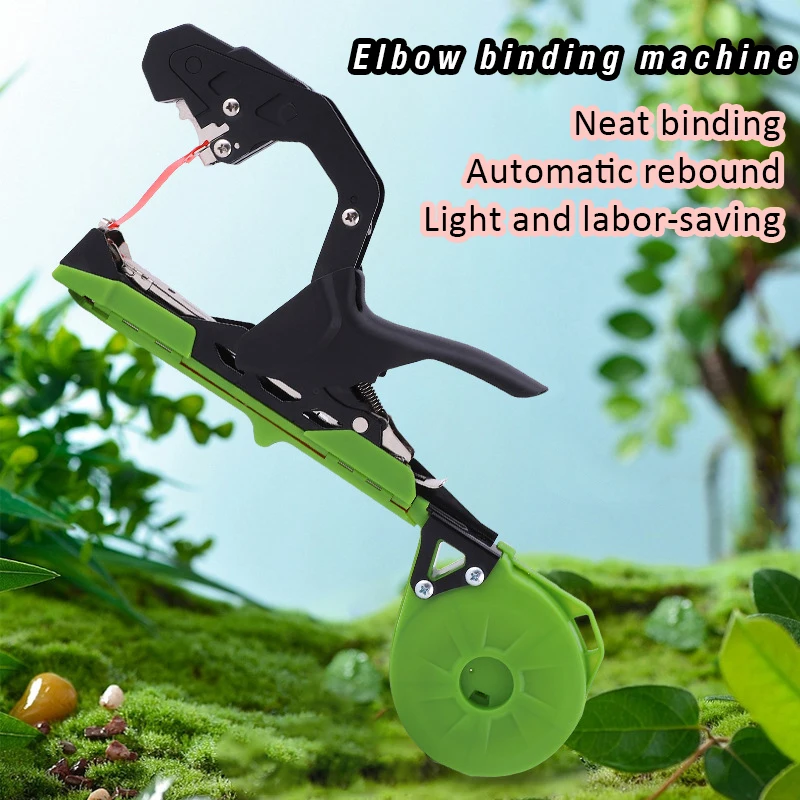 Upgraded Plant Tying Machine, Efficient & Lightweight, Quickly & Easily, Great for Gardeners Farmers, Suitable For Tomatoes, Cuc