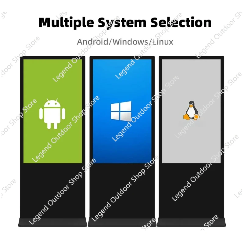 

55 Inch Sample Available Thin Display Touch Screen Kiosk Advertising Player LCD Floor Standing Digital Signage