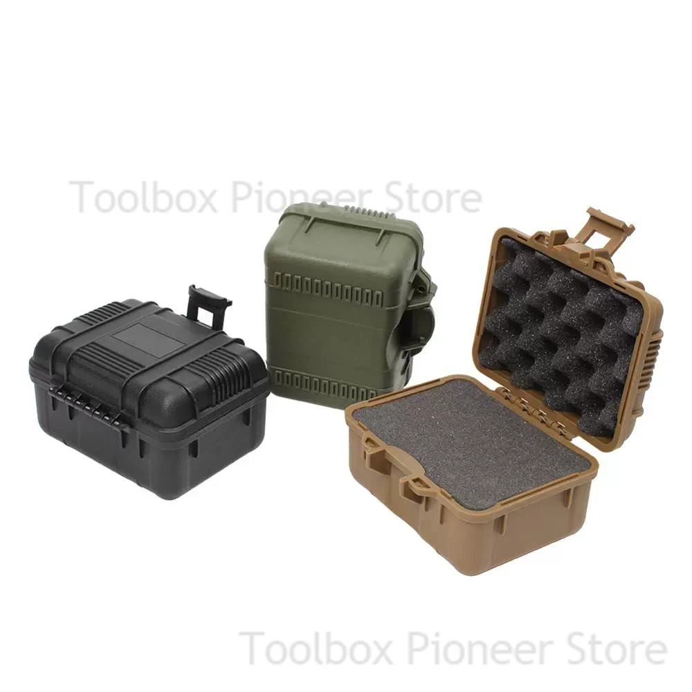 

Toolbox Waterproof Shock-proof Tool Box Small Suitcase Tools Storage Organizer With Foam Pelican Case Mini Plastic Hard Case
