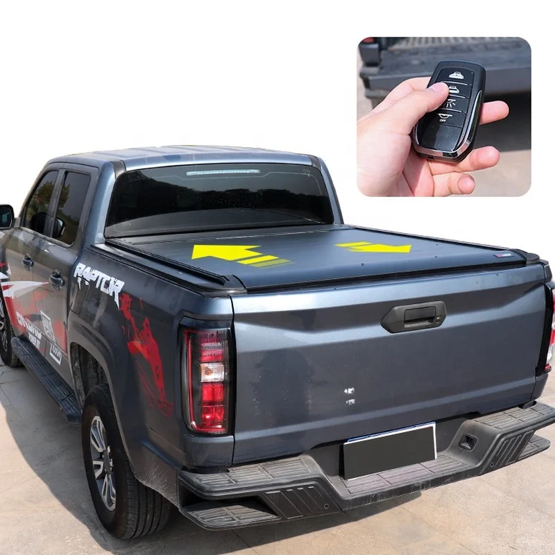 High Quality Electric Retractable Aluminum Roller Shutter Tonneau Cover Fit For Great Wall Steed F150 Ranger