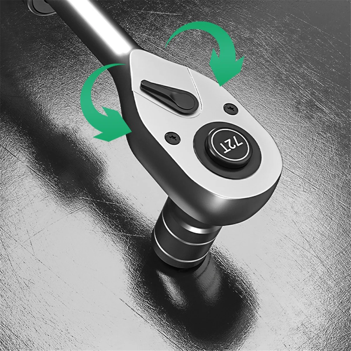 

Y31A 3/8 Inch Retractable Ratchet Drive Rotating Ratchet Reversible Drive 72 Tooth Socket Wrench Mechanical Tool