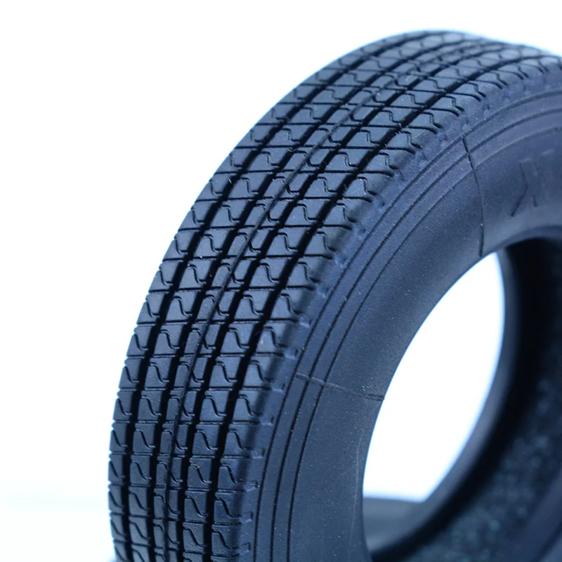 2pcs 1/14 RC Truck Rubber Tire Tyre for Tamiya RC Truck Tipper SCANIA 770S VOLVO BENZ MAN TGX Car Hub Wheel Accessories