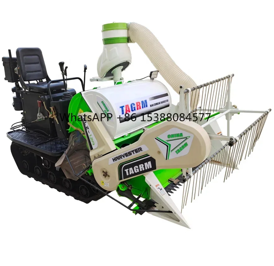 

13.2HP TAGRM durable grain harvesting machine rice mini harvester