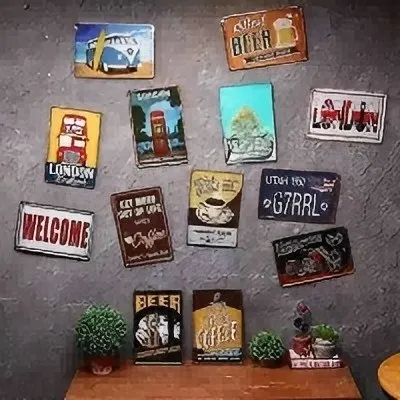 Gun Knowledge Metal Wall Art -  Iron Decorative Plaque with M203, M1911, M60, M40, M16A1, and More - for Home, Bar, Restauran view 3