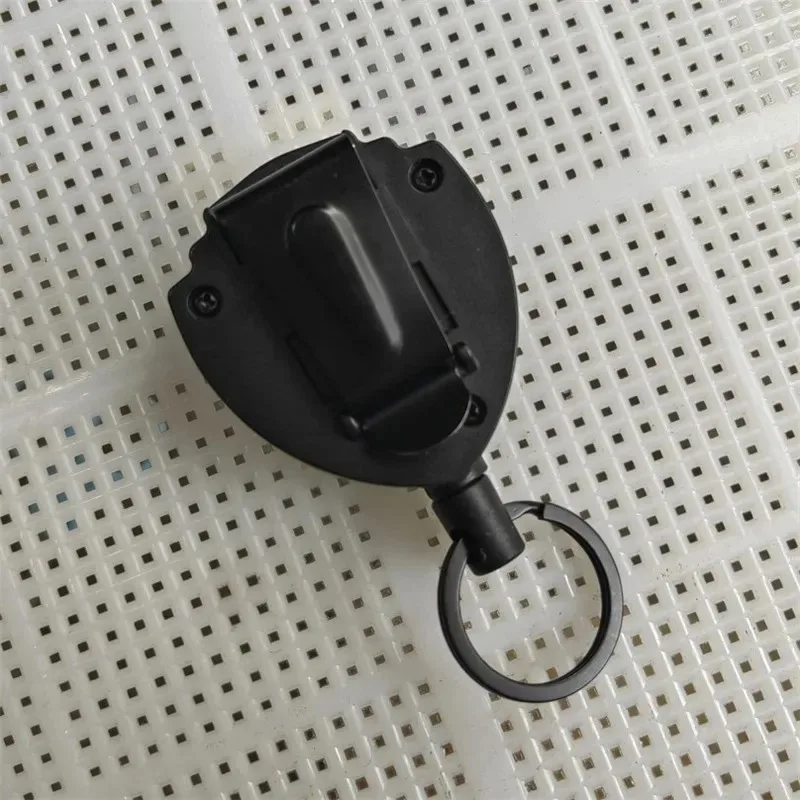 ..Anti-theft Metal Easy-to-pull Buckle Rope Elastic Keychain Sporty Retractable Key Ring Anti Lost Yoyo Ski Pass ID Card...