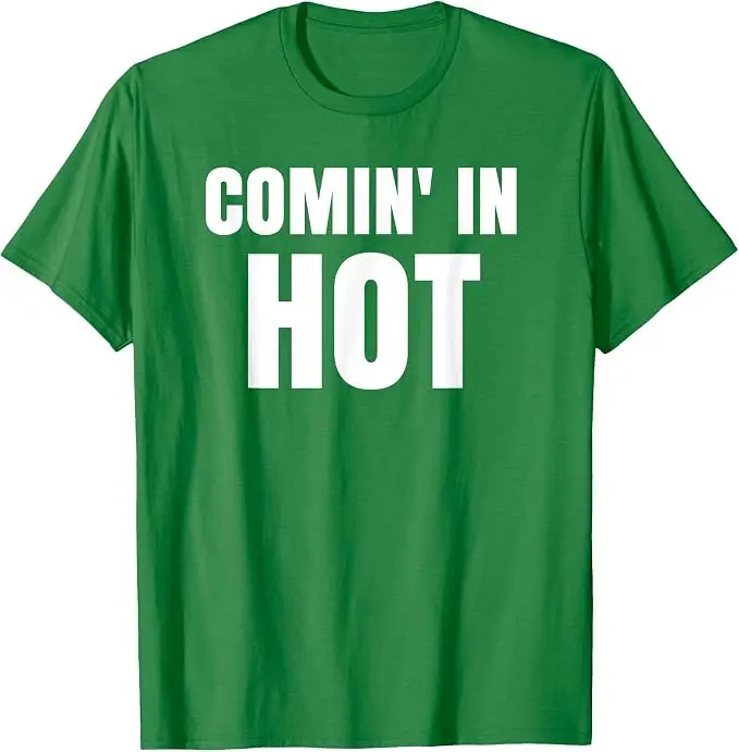 Comin in Hot T-Shirt - Coming in Hot Shirt T-Shirt Y2k Persönlichkeit Sarkastischer Witz Spruch T-Shirt Humor Fantastisches Extrovertenten-Geschenk Outfit – Detail 9