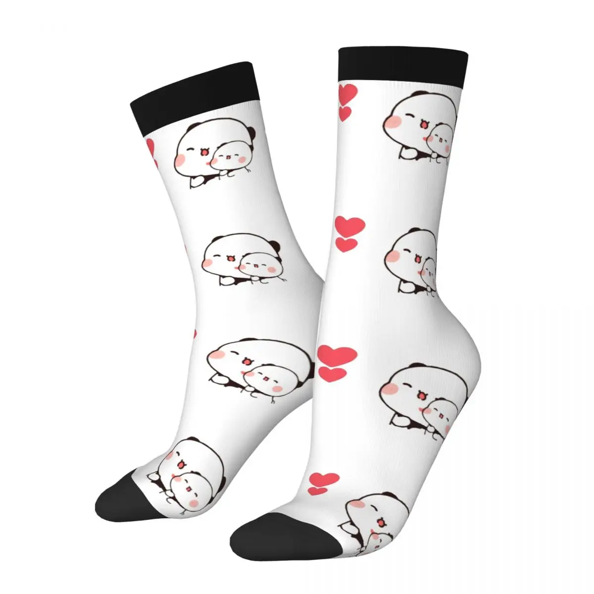 Fashion Male Men Socks Casual Panda And Brownie Bear Sock Bubu and Dudu High Quality Women's Sock Spring Summer Autumn Winter