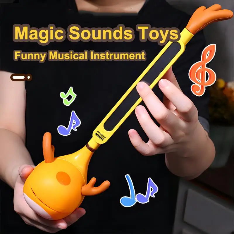 Otamatone Japanese Electronic Musical Instrument Portable Synthesizer Electric Tadpole Funny Toys For Boys Girl Christmas Gift