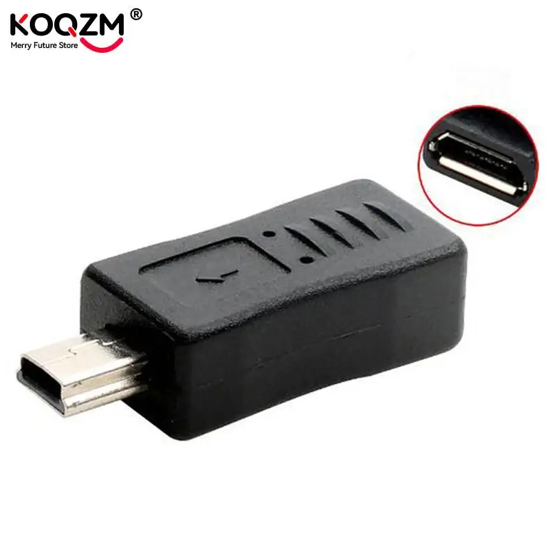 1pc Micro USB Female to Mini USB Male Adapter Connector Converter Adaptor for Mobile Phones MP3