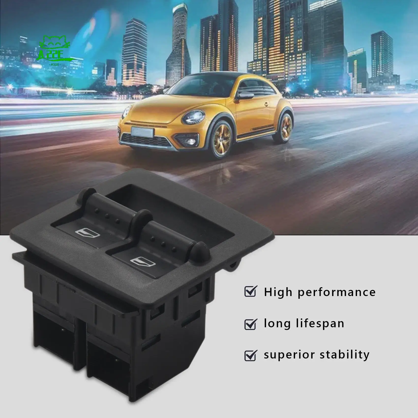 

A22E-Car Electric Window Lift Switch For Beetle 1998-2010 1C0 959 855 A 1C0959855A
