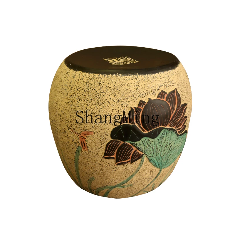 

ZYY creative Chinese outdoor small balcony leisure simple outdoor courtyard glass coffee table fish tank