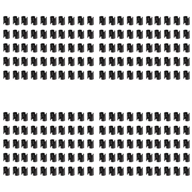 DTA4-200Pcs Clips For Wire Shelving Wire Shelving Lock Clips Shelving Sleeves Shelving Sleeves Replacement Shelf Lock Clips