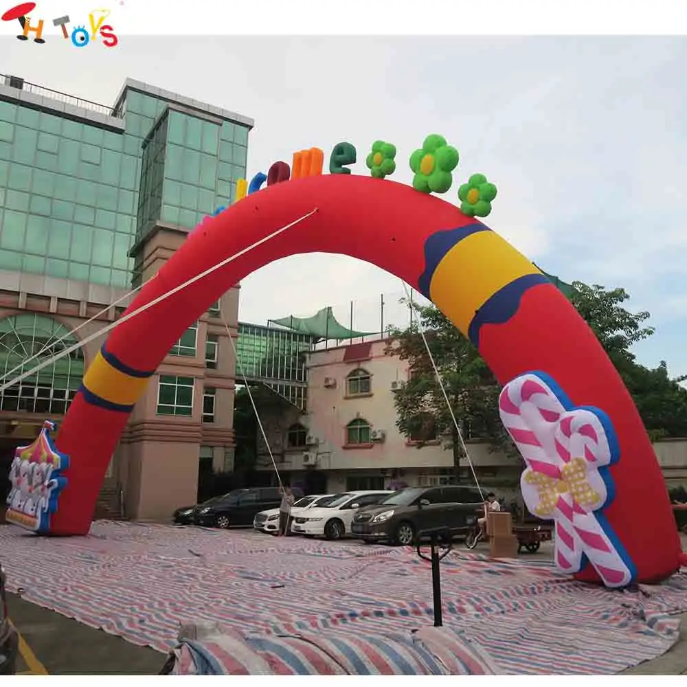 

Custom Made Giant Inflatable Arch Gate Outdoor Archways for Ground Opening Decoration