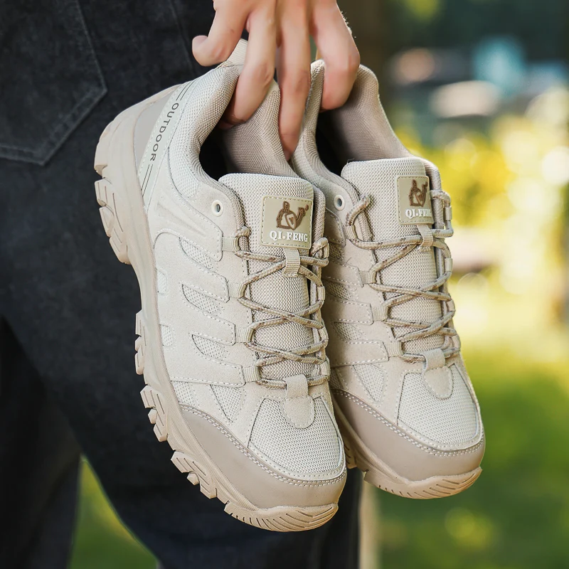 

Мужская походная обувь, дышащие уличные кроссовки, треккинговые кроссовки на шнуровке, охотничьи тактические ботинки, прогулочная спортивная обувь, болотная обувь