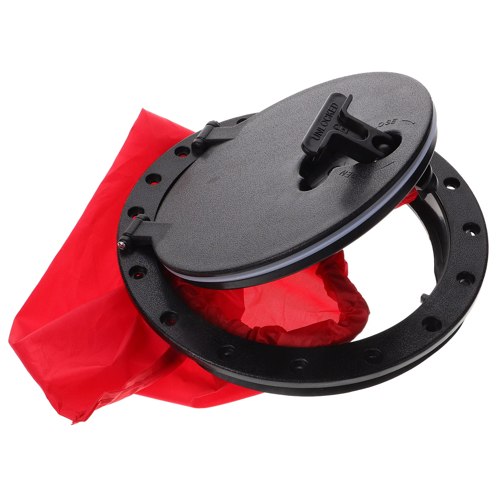 

8 Inch Round Kayak Hatch Cover Waterproof Non Slip Sealed Deck Plate for Marine Boat Canoe Dry Storage Inspection Hatch