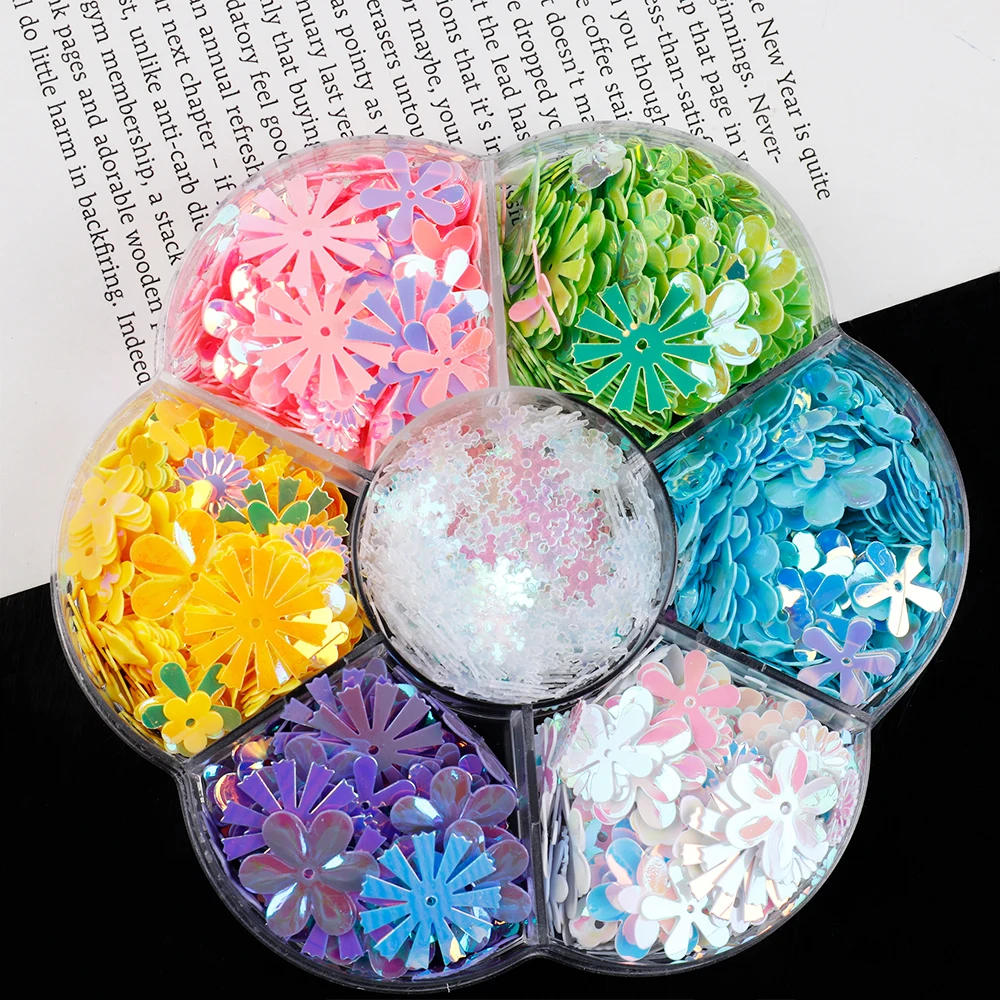 New Stylish  Sequin PVC Loose Sequins Crafts Paillettes For Sewing Wedding  Decoration DIY Lentejuelas Accessories  D1009