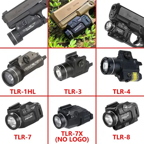 Streamlight TLR Light TLR-1HL TLR-3 TLR-4 TLR-7 TLR-7X TLR-8 Weapons Scout Light For Glock 17 Pistol Gun Flashlight Lanterna