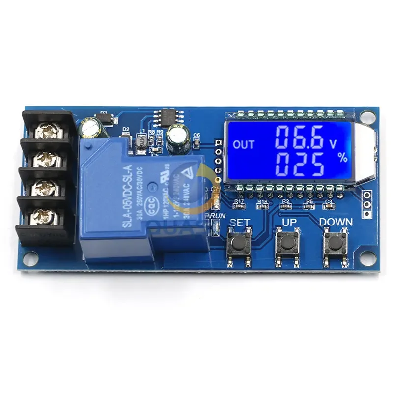 DC 6-60v 30A Storage battery Charging Control Module Protection Board Charger Time Switch LCD Display XY-L30A