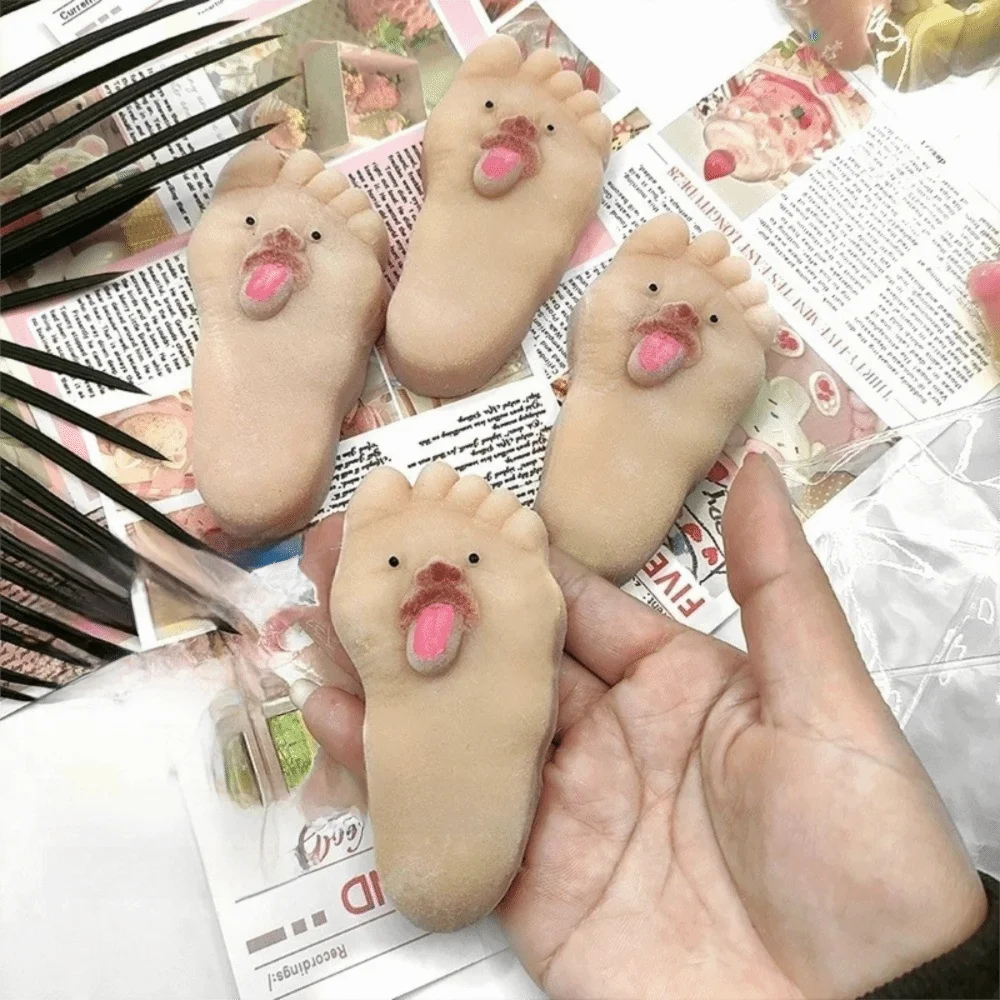 Divertidos juguetes para apretar que se pega la lengua, caza, estrés complicado, juguete para pellizco, dispositivo de broma, alivio del estrés, juguete para regalo
