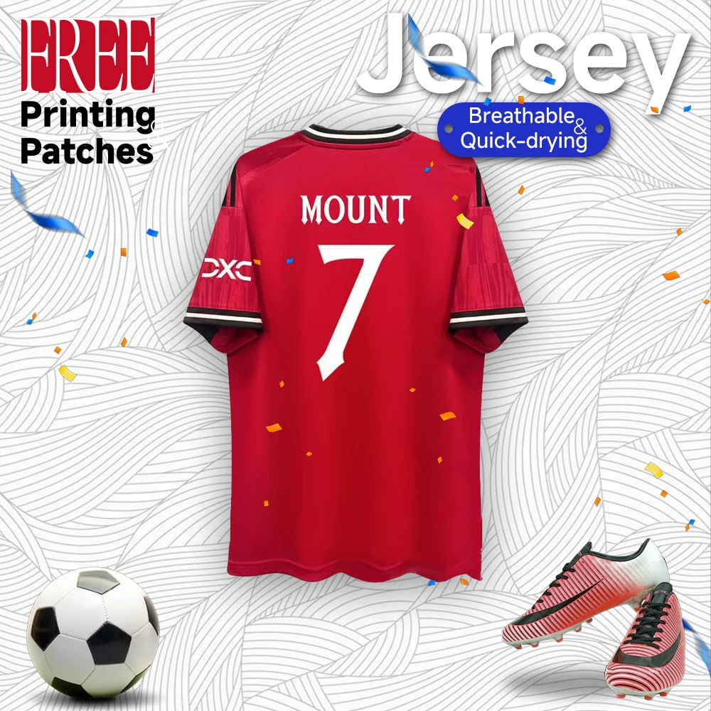 

(FAN & PLAYER ISSUE)2025/26 Season Club's New Best-selling Football Jersey Breathable Quick-drying Training Home and Away