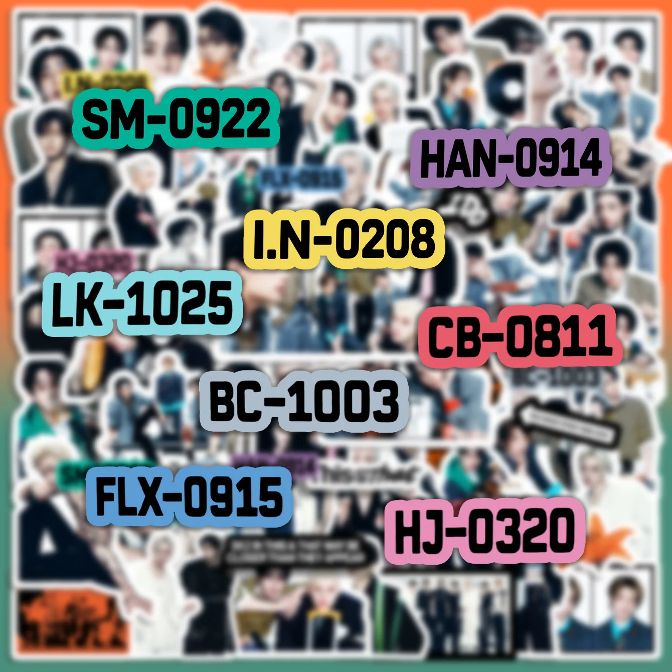 69/84Pcs Straykid Stickers, Run It Stickers, This&That Sticker, In, Han, Sticker Decals, Phone Case Stickers, DIY Decorative Stickers for Journals, Water Bottle Decoration Stickers, Gift Bag Stickers, Decorative Sticke view 6