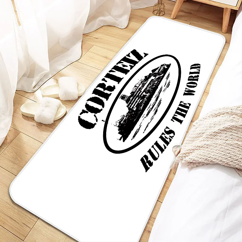 Fashion Corteizs Door Mat Entrance Non-slip Doormat Washable Kitchen Carpet Living Room Hallway Rugs Bathroom Bath Door Mats