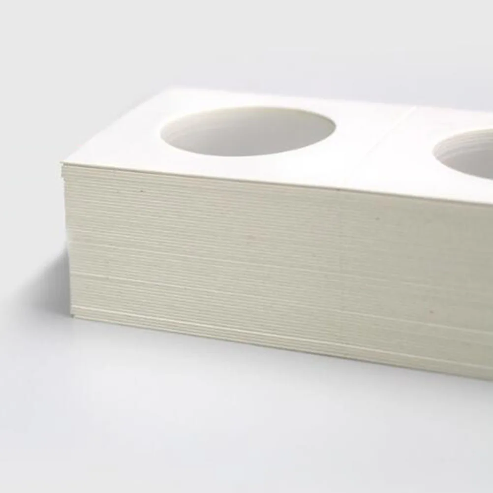 Caja de almacenamiento de monedas, soportes colectores, película transparente de dureza Ultra espesante para protección de varias monedas, 300 Uds.
