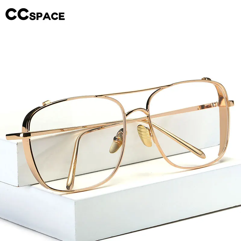 53354 Steampunk metalowe oprawki do okularów nowe Retro męskie damskie modne okulary marka projektant wysokiej jakości okulary — zdjęcie 6