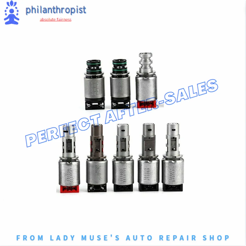 

8 pcs A6MF1 A6MF2 Solenoid kit A6LF1 A6LF2 A6LF3 for Hyundai Kia Chevrolet TUCSON CARENS FORTE 6-SPEED automatic transmission