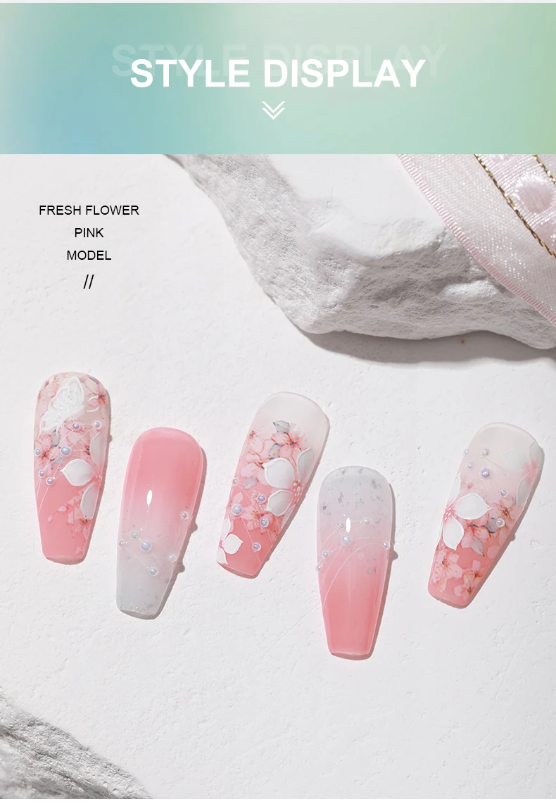 AS 15 ml Transferfolie Gel Nagellack Soak Off Led UV Gel Lack Fast Dry Star Aufkleber Kleber Stempel Gel – Detail 7